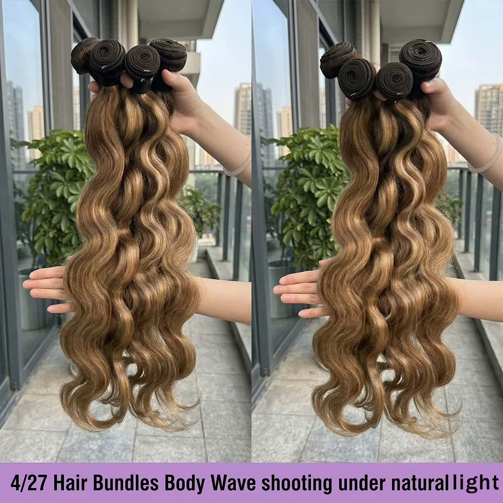 Extensions de Cheveux Humains Naturels Brésiliens Vierges