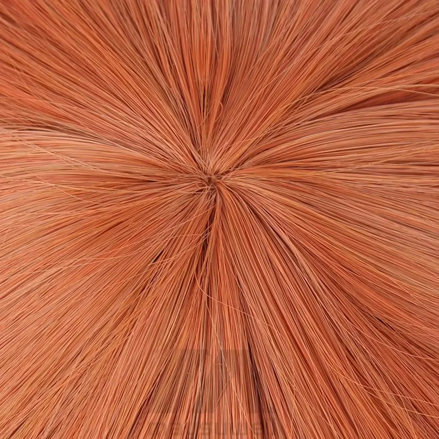 Ange diable pour tronçonneuse homme frange longue Orange marron Cosplay perruques Halloween Costume fête adulte cheveux perruque