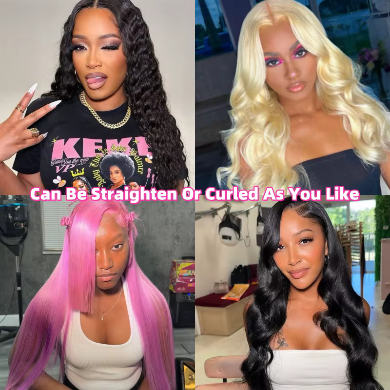 Extensions de cheveux humains lisses