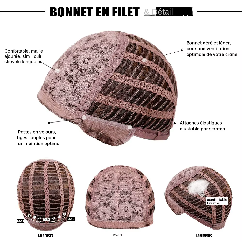 GEMMA – perruques synthétiques longues et lisses