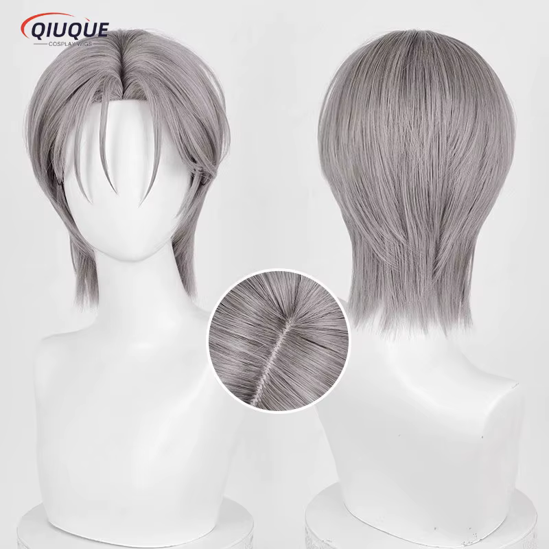 Anime jusqu'à Cosplay perruque 3 types de cheveux courts styles