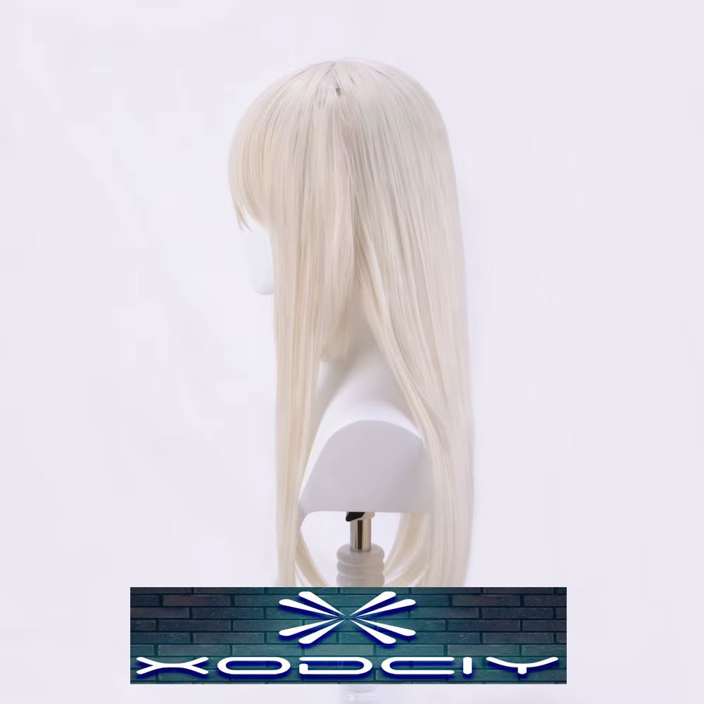 FGO Fate Grand Order Cosplay Long Wig Illyasviel Von Einzbern Synthetic Hair Halloween Costume Party Wigs + Free Wig Cap