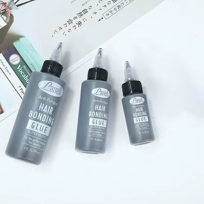 Colle de liaison pour trame de cheveux noirs