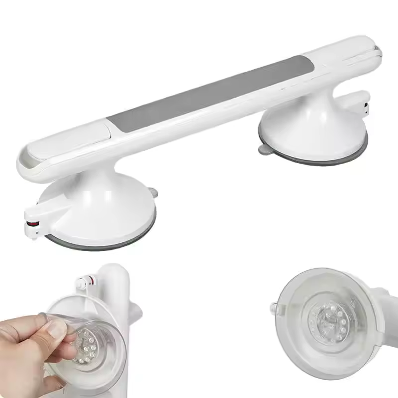 Poignées à ventouse pour douche, antidérapantes, sans perçage, barres d'appui de sécurité, poignées universelles pour enfants et femmes enceintes