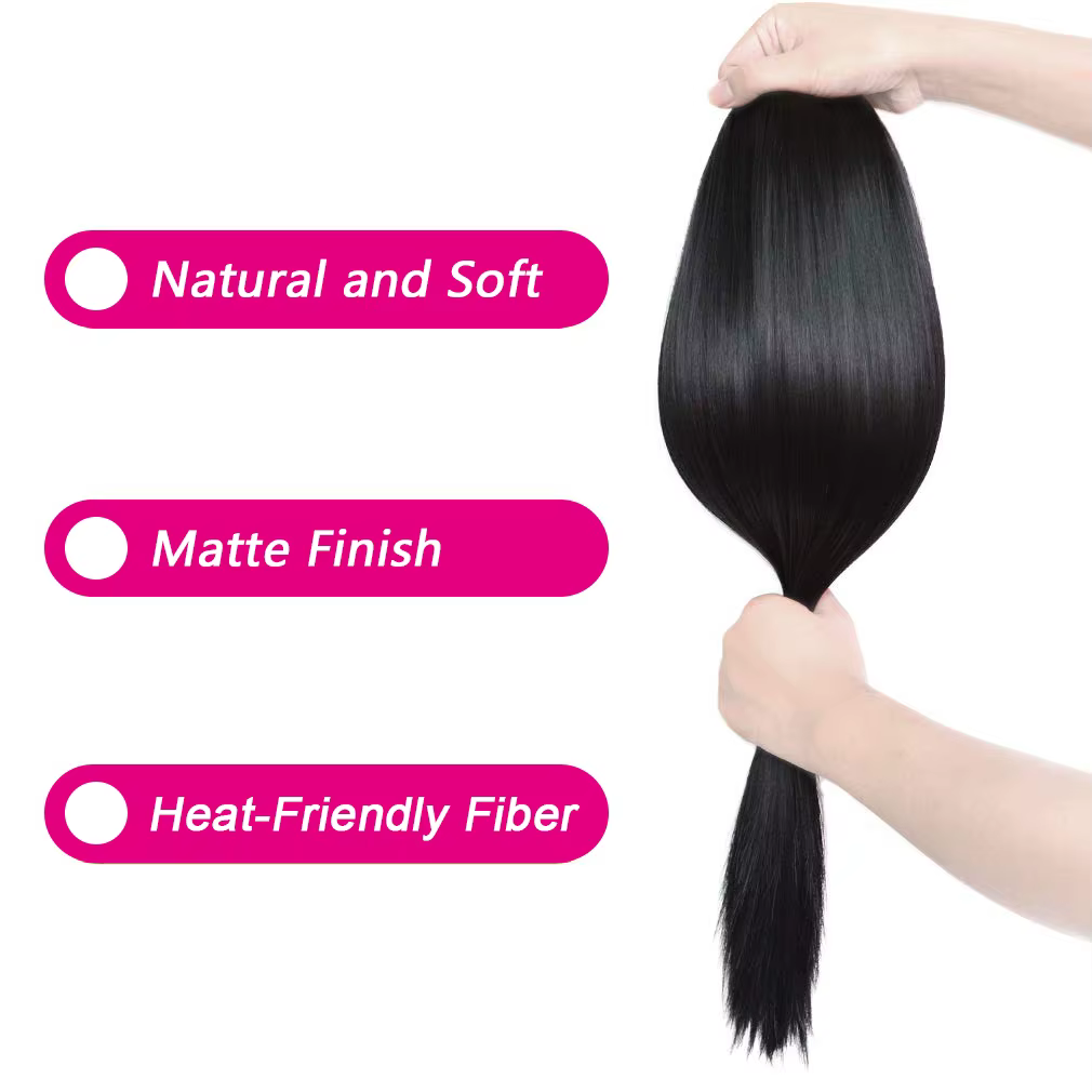 # Extensions Halo 1B en cheveux humains avec clips