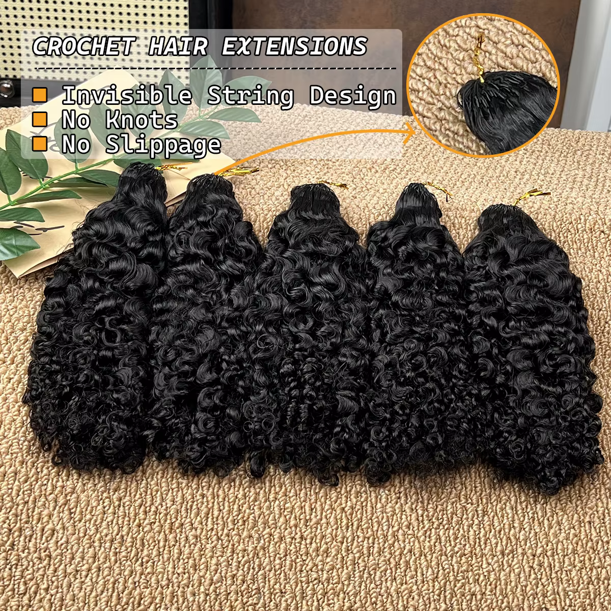 Extensions de cheveux humains 100% naturels