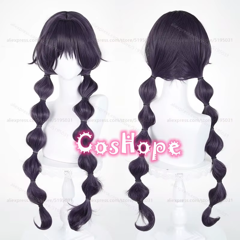 Waguri Kaoruko Cosplay perruque plusieurs Styles violet gris