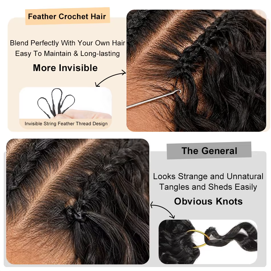 Extensions de cheveux humains 100% naturels
