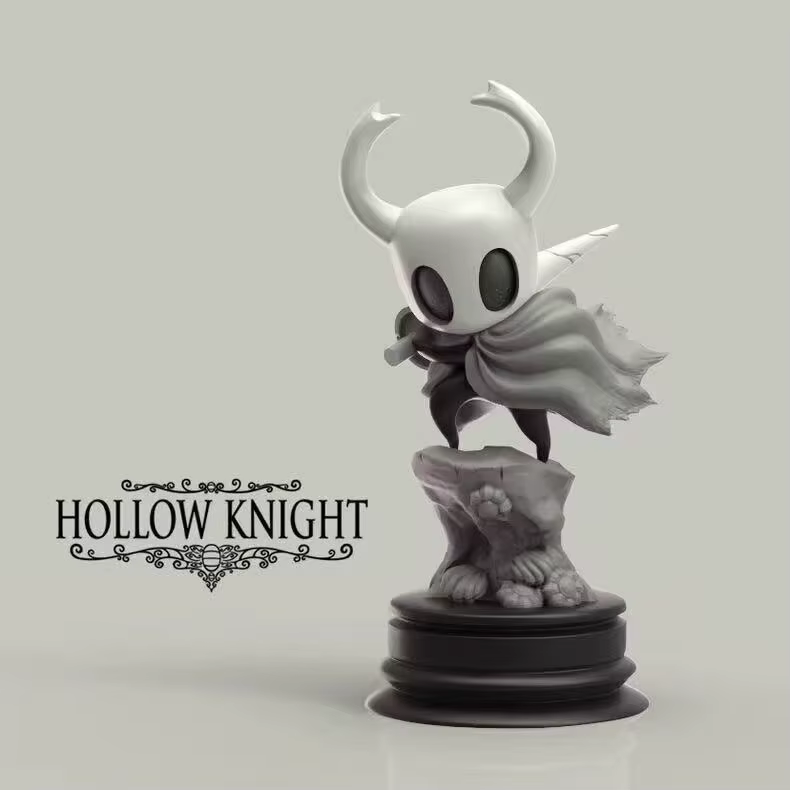 10CM mini Hollow Knight petit chevalier modèle d'anime fait à la main, accessoires de jeu, châssis, fait à la main, modèle de statue en pvc
