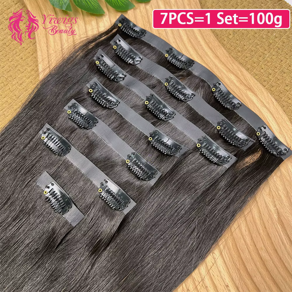 Extensions de cheveux invisibles sans couture 15A en PU