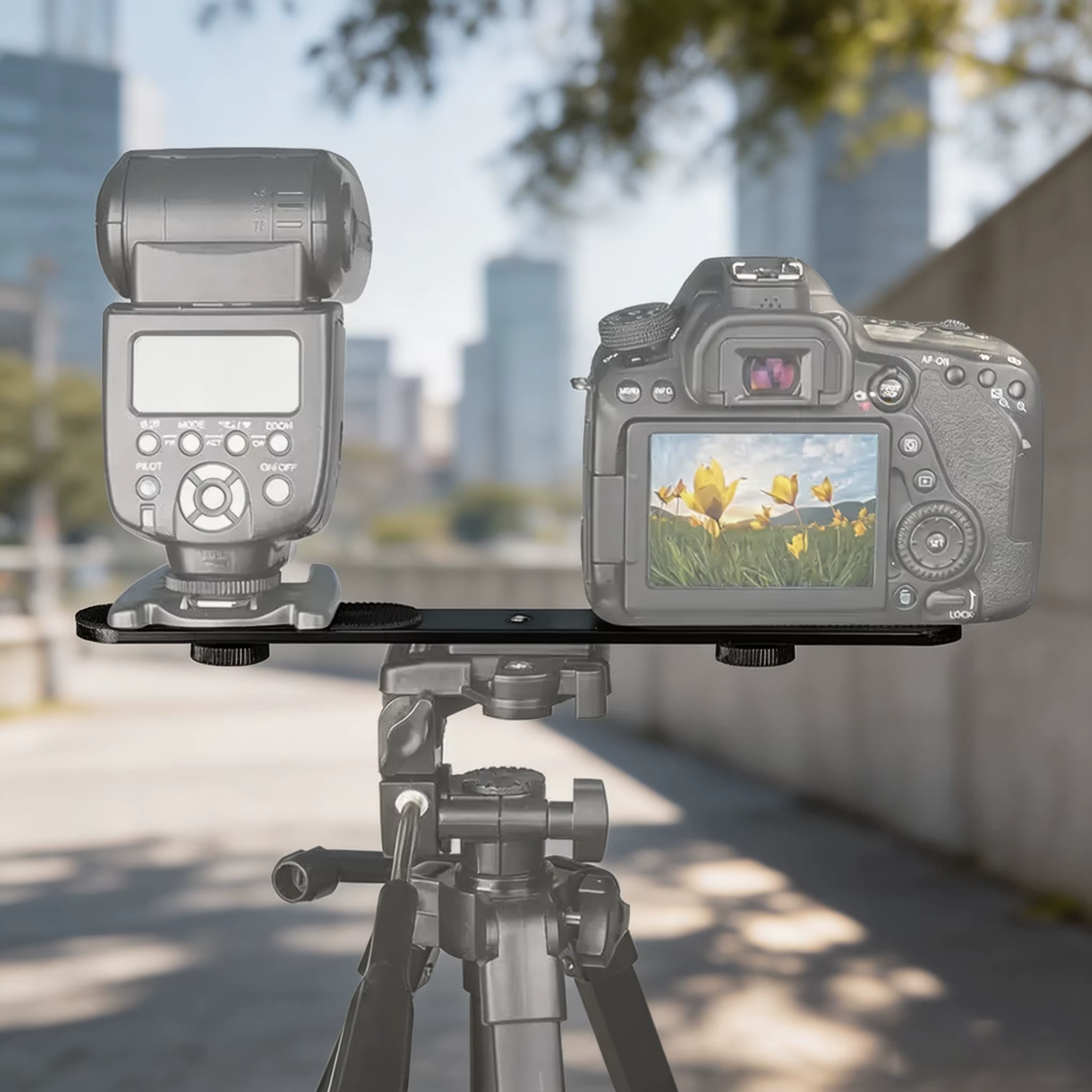 Barre d'extension pour griffe porte-accessoire et support flash pour appareils photo reflex numériques Nikon, Canon, Sony, Olympus, caméscopes et accessoires DV - Nouveauté 2026