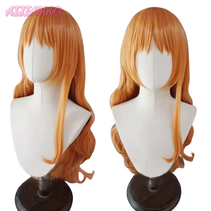 Perruque Anime Nami Cosplay pour Femme Adulte