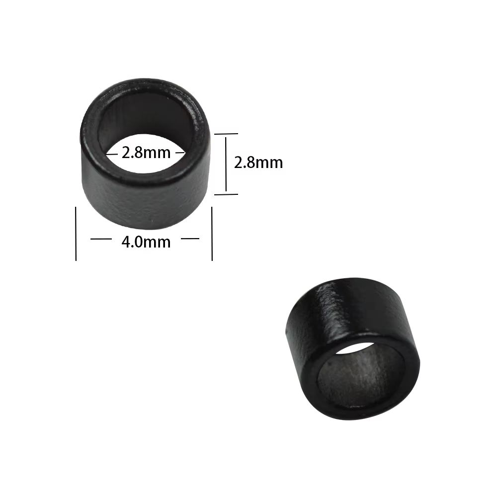 1000 pièces 4.0X2.8X2.8mm Micro anneaux/liens/perles pour Extension de cheveux tissage uni sans silicone 7 couleurs