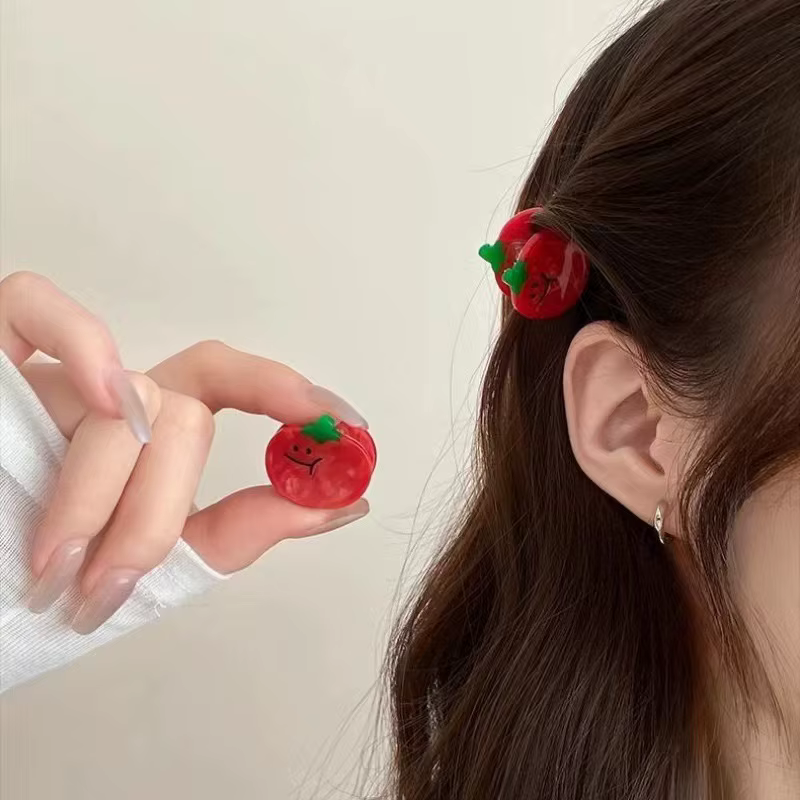 Pinces à cheveux tomate drôles