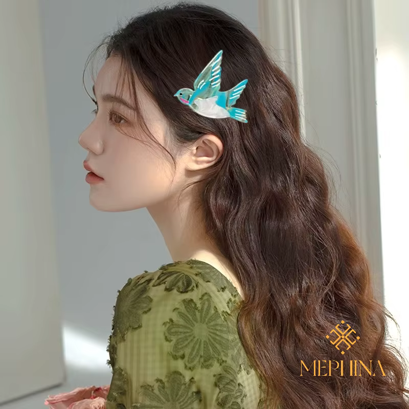 MEPHINA pinces à cheveux oiseaux