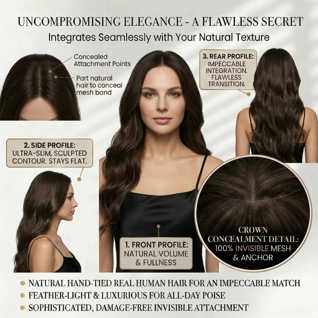 # Extensions de cheveux à 2 fils