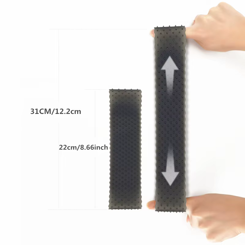 Bande de poignée de perruque en silicone réglable