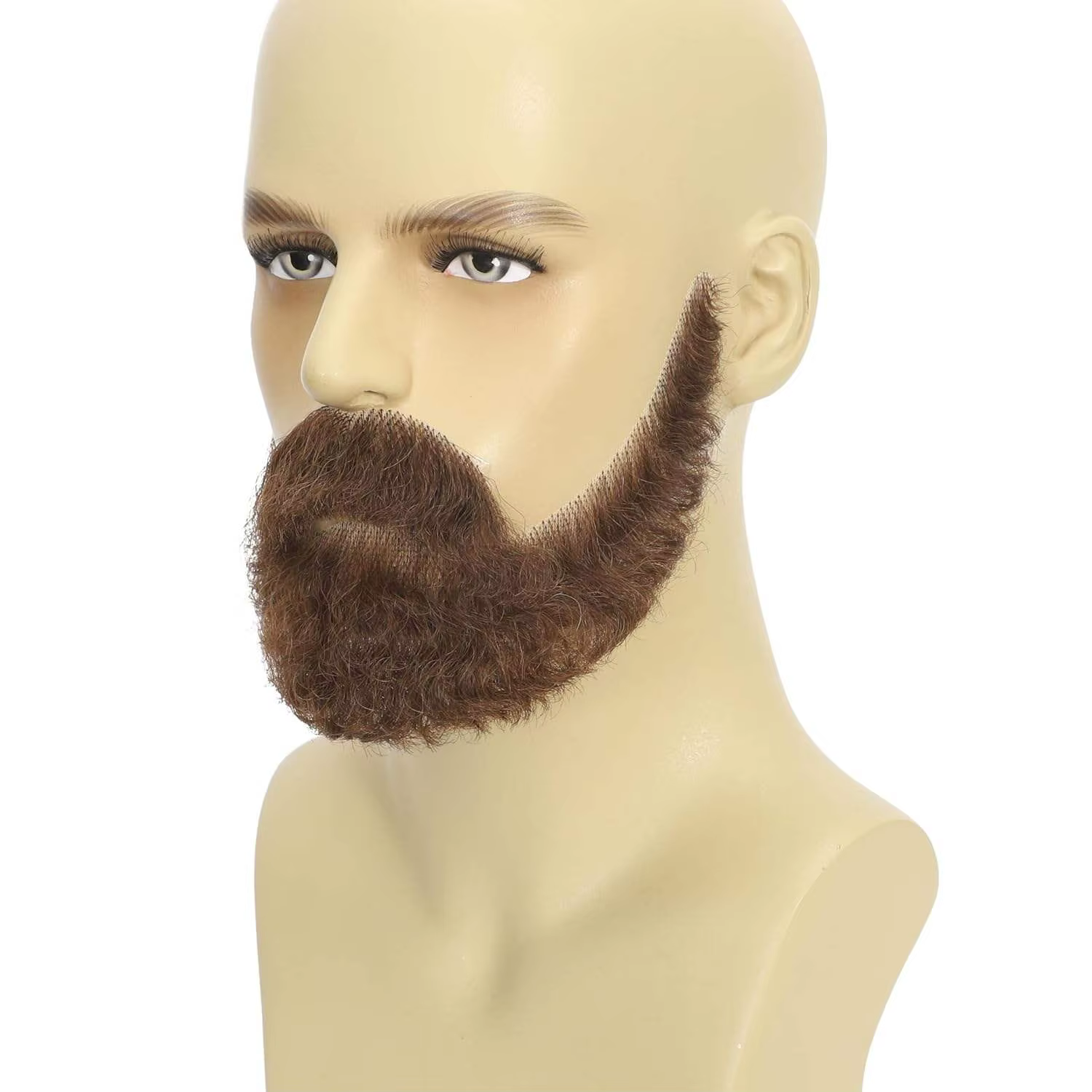 Fausse barbe complète avec pattes d'ange pour hommes