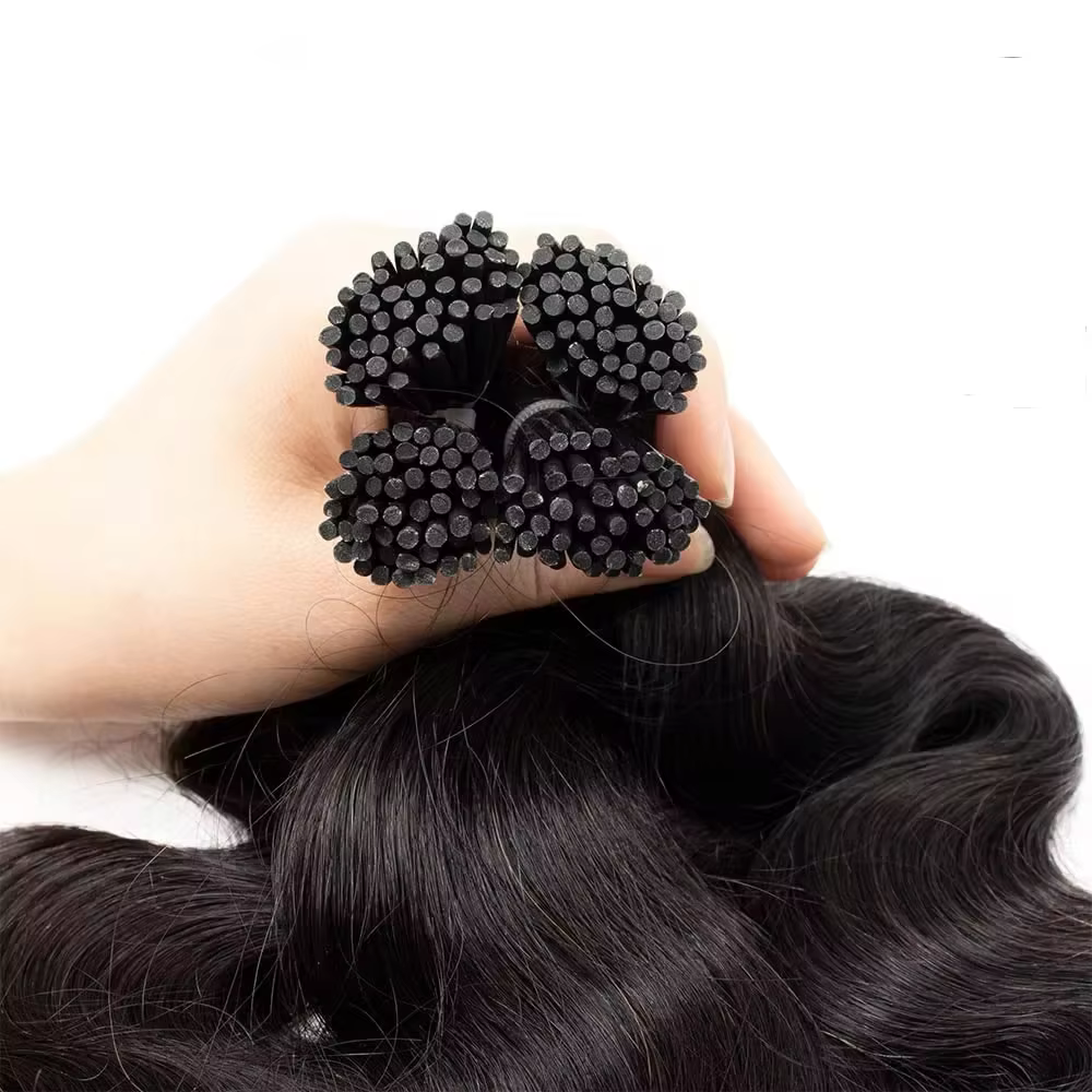 Extensions de cheveux humains I-Tip Body Wave 50G/100G/150G