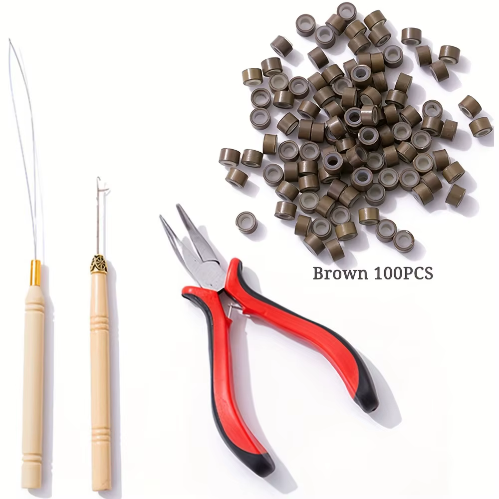 Kit d'outils pour extensions de cheveux