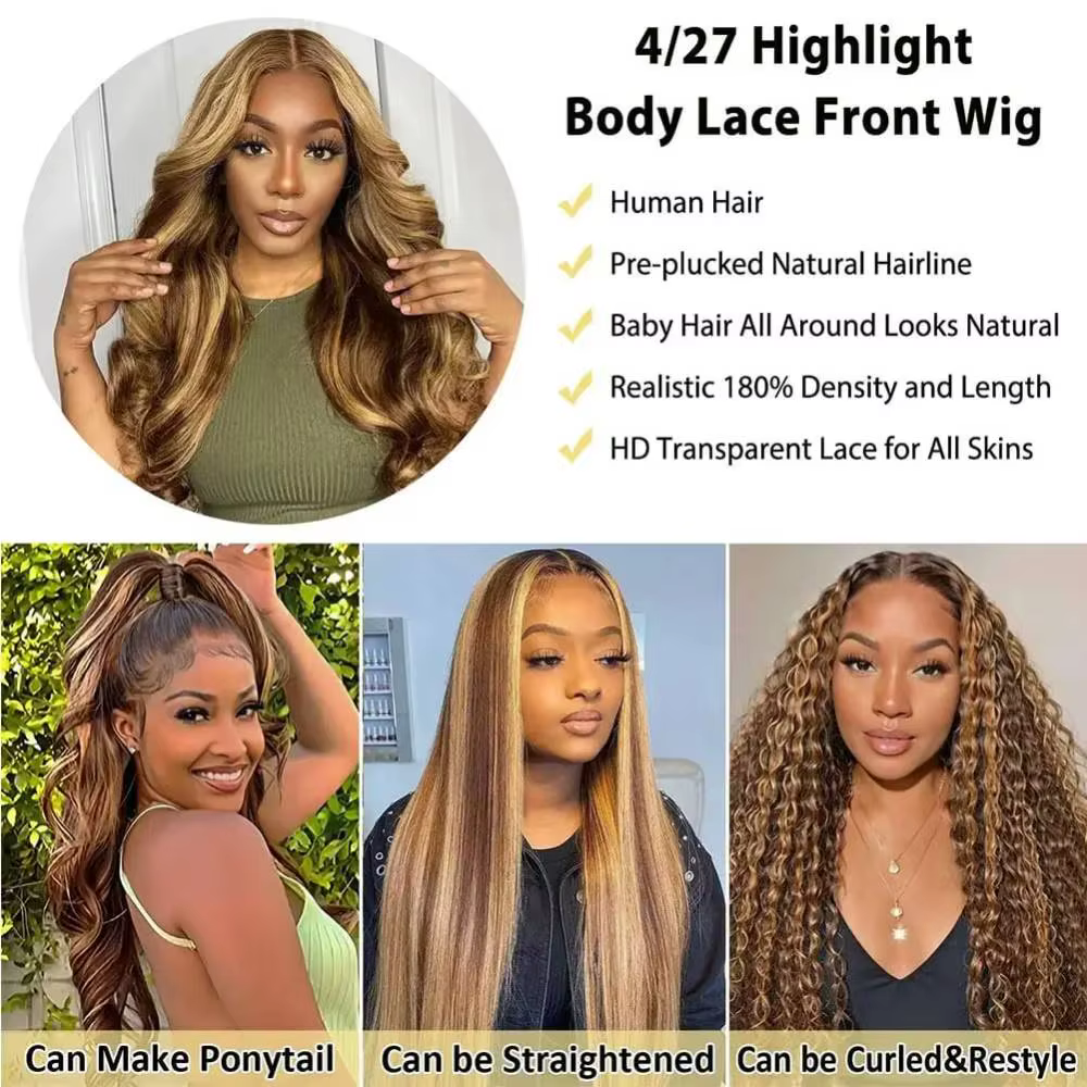 Perruques en cheveux humains Remy ondulés