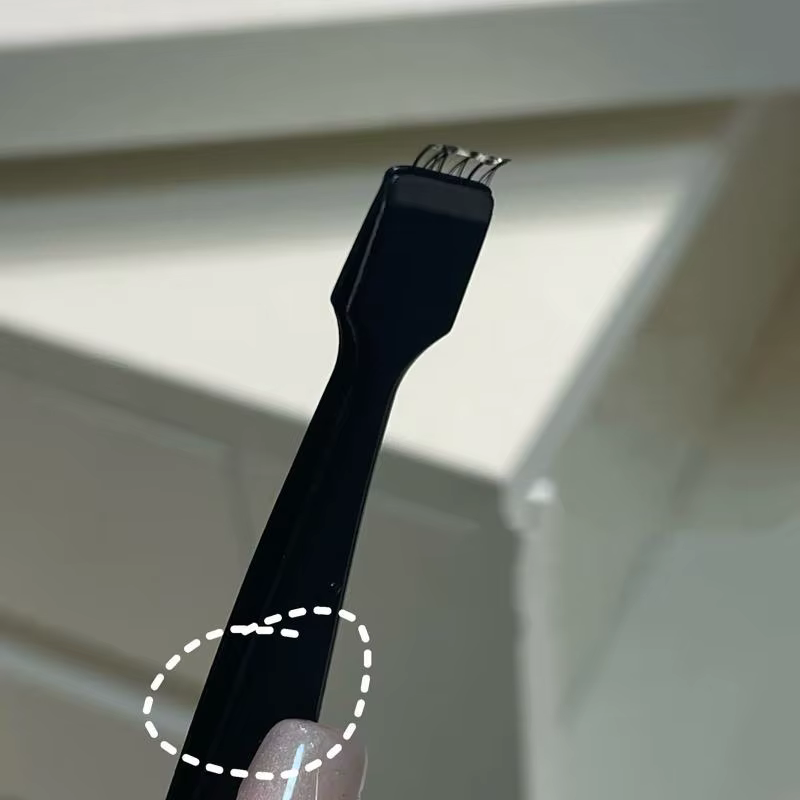 Pince à épiler en acier inoxydable pour faux cils