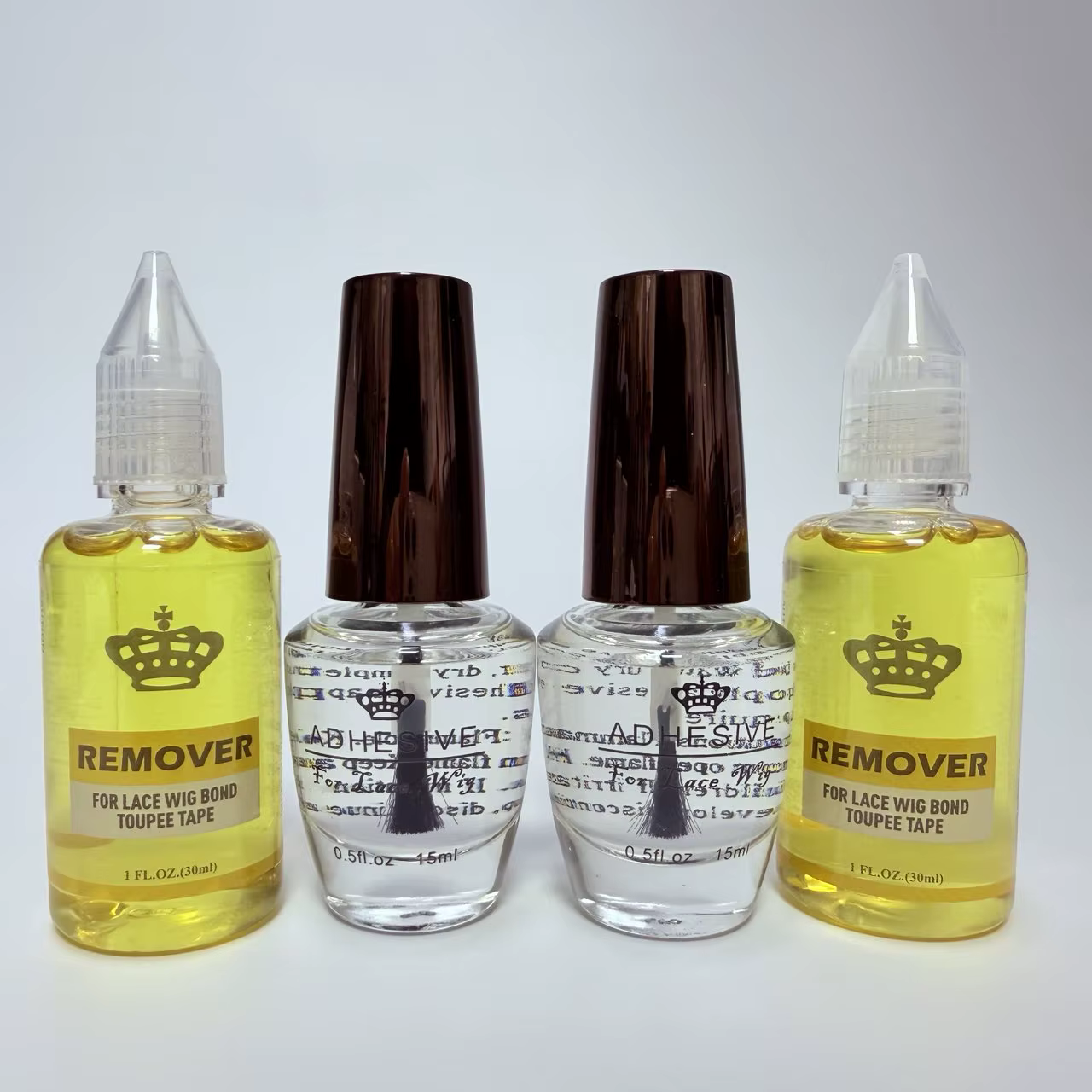 1/2 pièces 0.5FL.OZ(15ml) autocollants pour perruques en dentelle accessoire de Salon de beauté de cheveux perruque