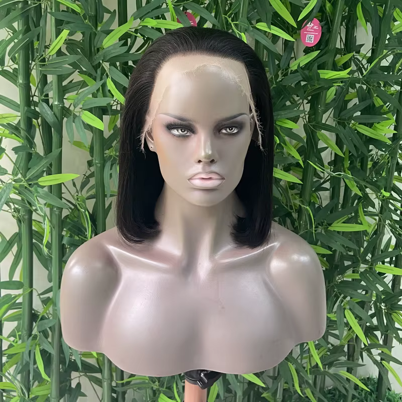 Queen Hair HD Bob Wig Bone Straight HD 4x4 5x5 6x6 Closure Wig HD 13x6 13x4 Full Frontal Bob Wig 100% Raw Human