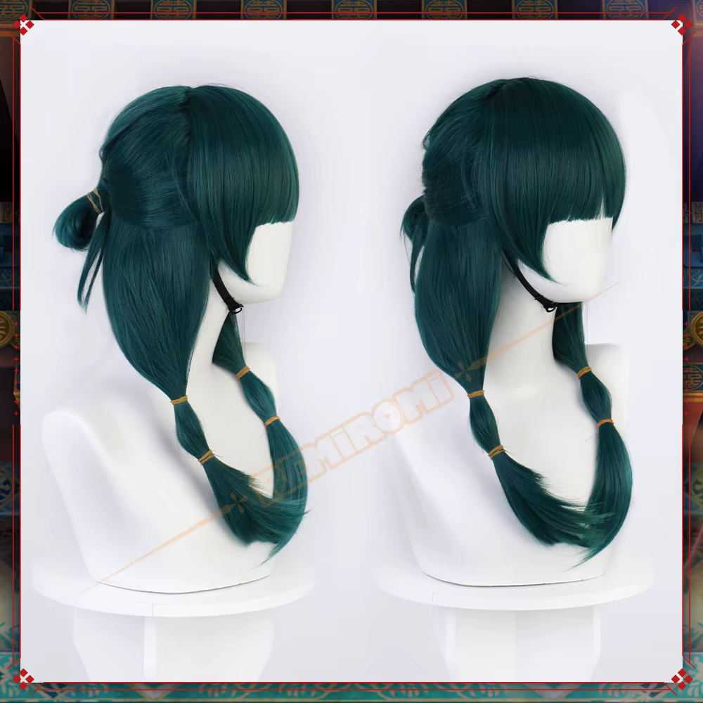 Maomao Cosplay perruque synthétique Anime les journaux d'apothicaire cheveux verts 2 Styles Kusuriya no Hitorigoto