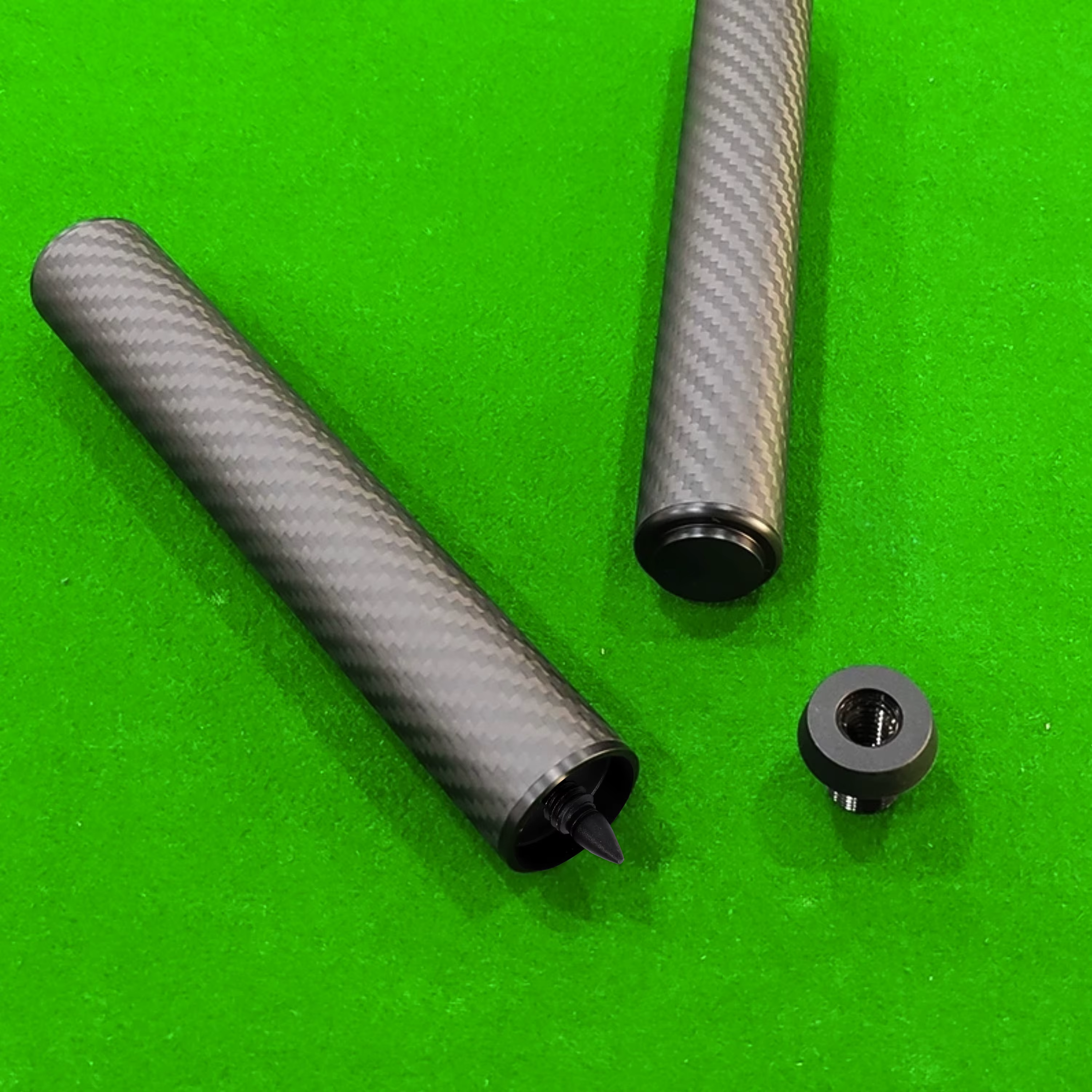 Tige d'extension en fibre de carbone de 8 pouces pour queue de billard Predator – Pare-chocs allongé et design léger | Billia haute performance