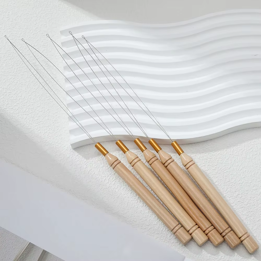 Kit d'outils pour extensions de cheveux avec micro-anneaux