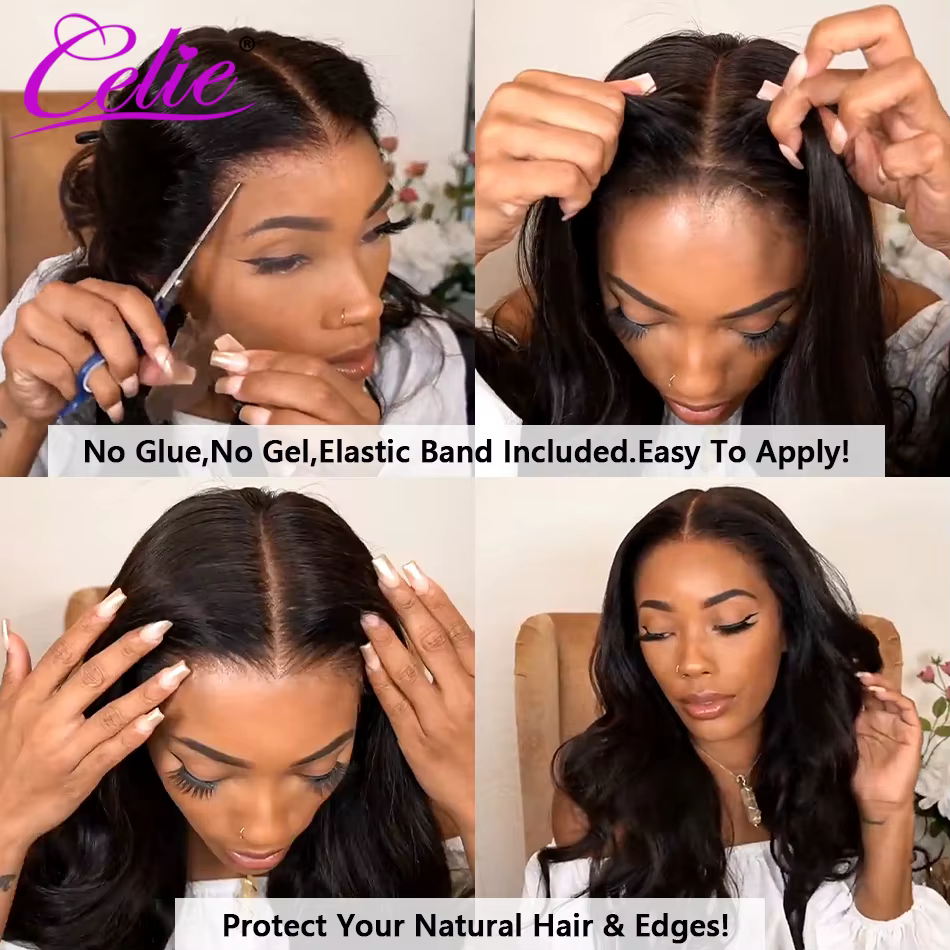 Celie-Perruque Lace Front Wig Body Wave Naturelle