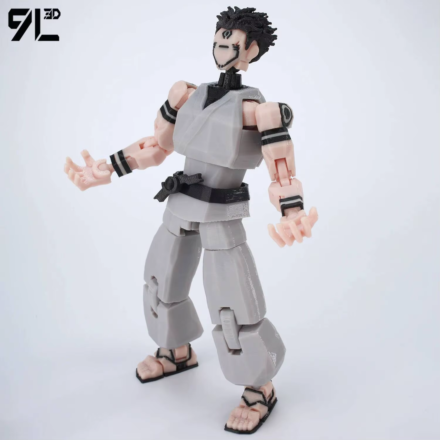 9L3D imprimé Dummy13 T13 en Stock prêt à expédier Jujutsu Kaisen Robe grise Sukuna Figure Anime modèle articulé jouet anti-Stress