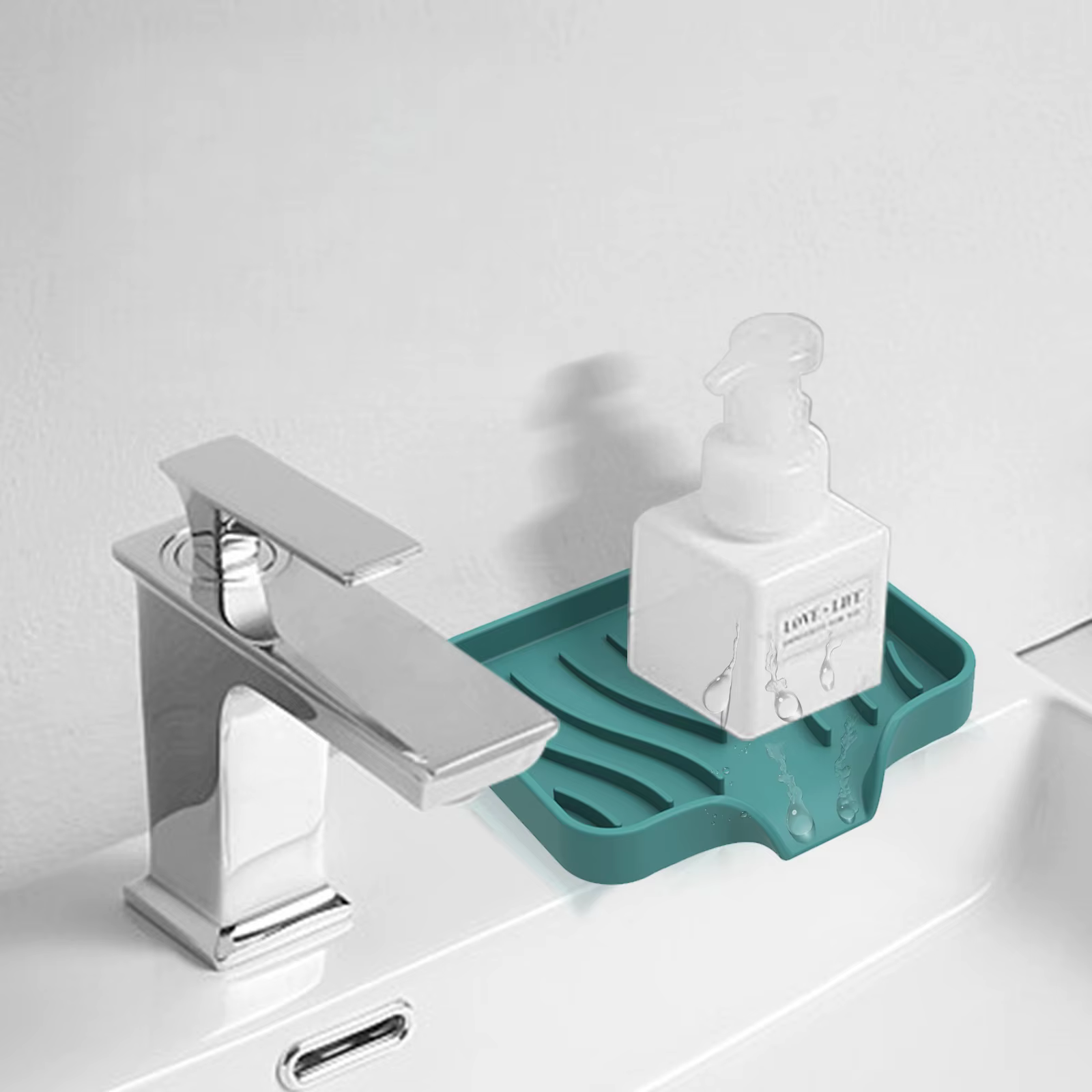 Porte-savon auto-drainant, économiseur de savon, égouttoir cascade porte-savon pour salle de bain, prolonge la durée de vie du savon, garde les barres de savon au sec et propre, 1 pièce