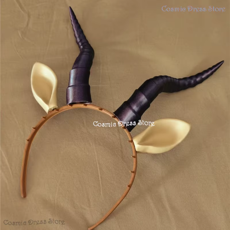 Zoo dessin animé film adultes enfants 2025 Gazelle corne cheveux décor Cosplay bandeau violet marron scène étincelle Shakiraas accessoires
