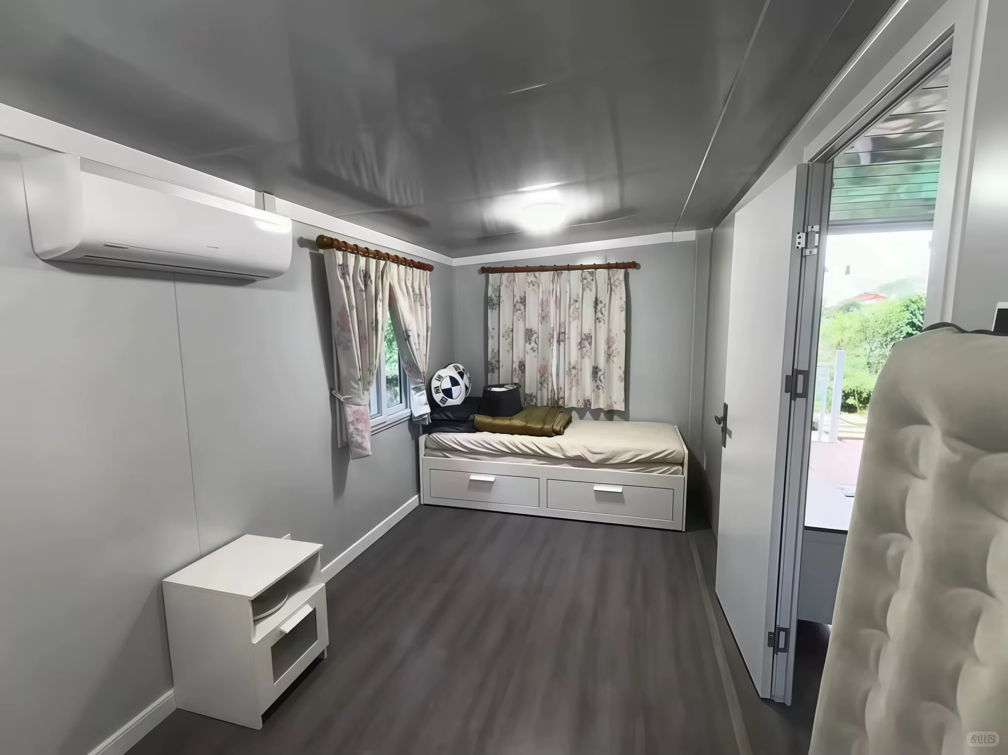 Maison extensible préfabriquée de 40 pieds entièrement meublée et personnalisée, villa préfabriquée modulaire avec 3 chambres