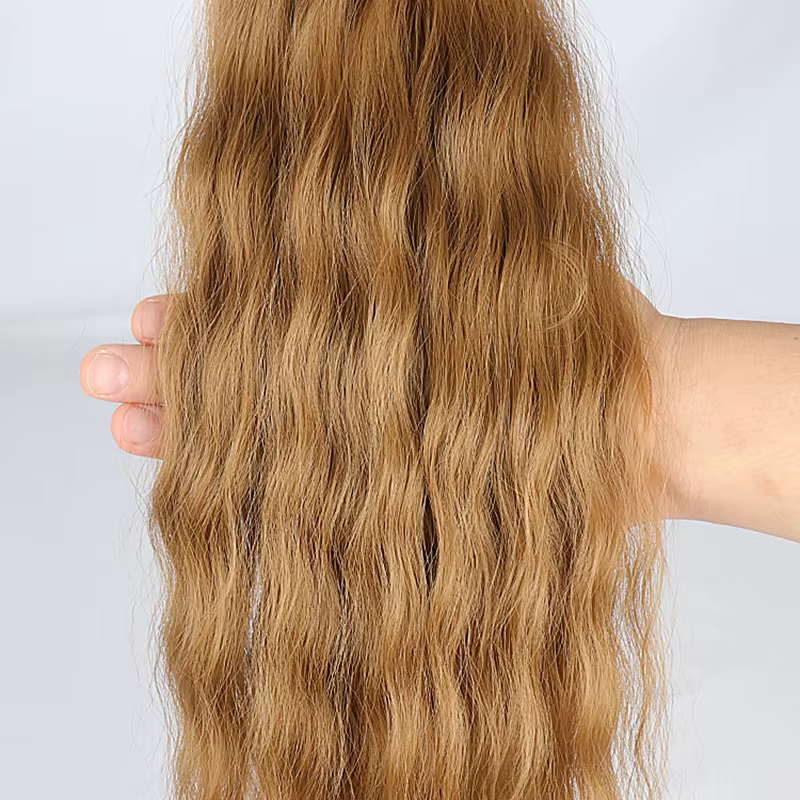 Cheveux synthétiques Julianna blonds de 20 pouces pour tresses au crochet