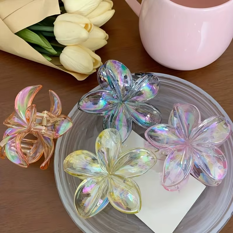 Ensemble de clips floraux élégants