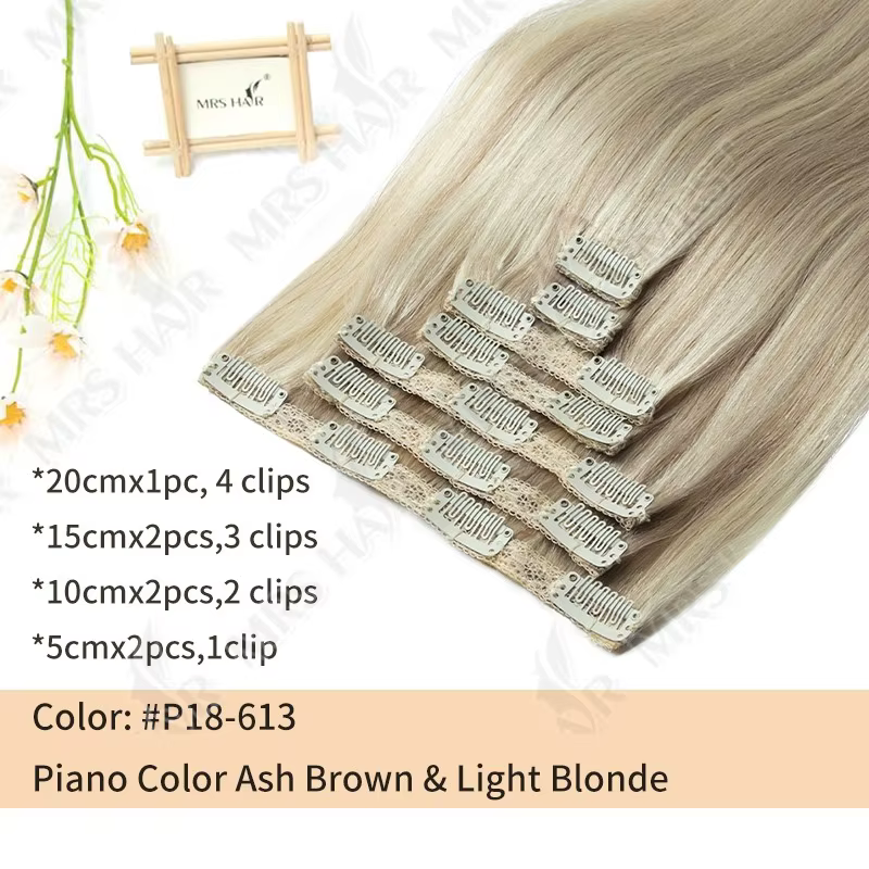 Extensions de Cheveux Naturels à Clips