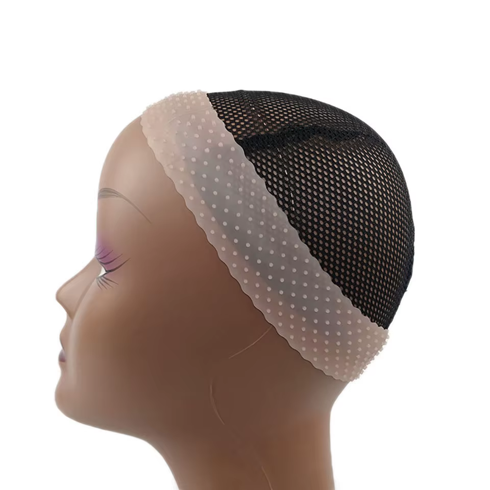Bande élastique en silicone pour perruque
