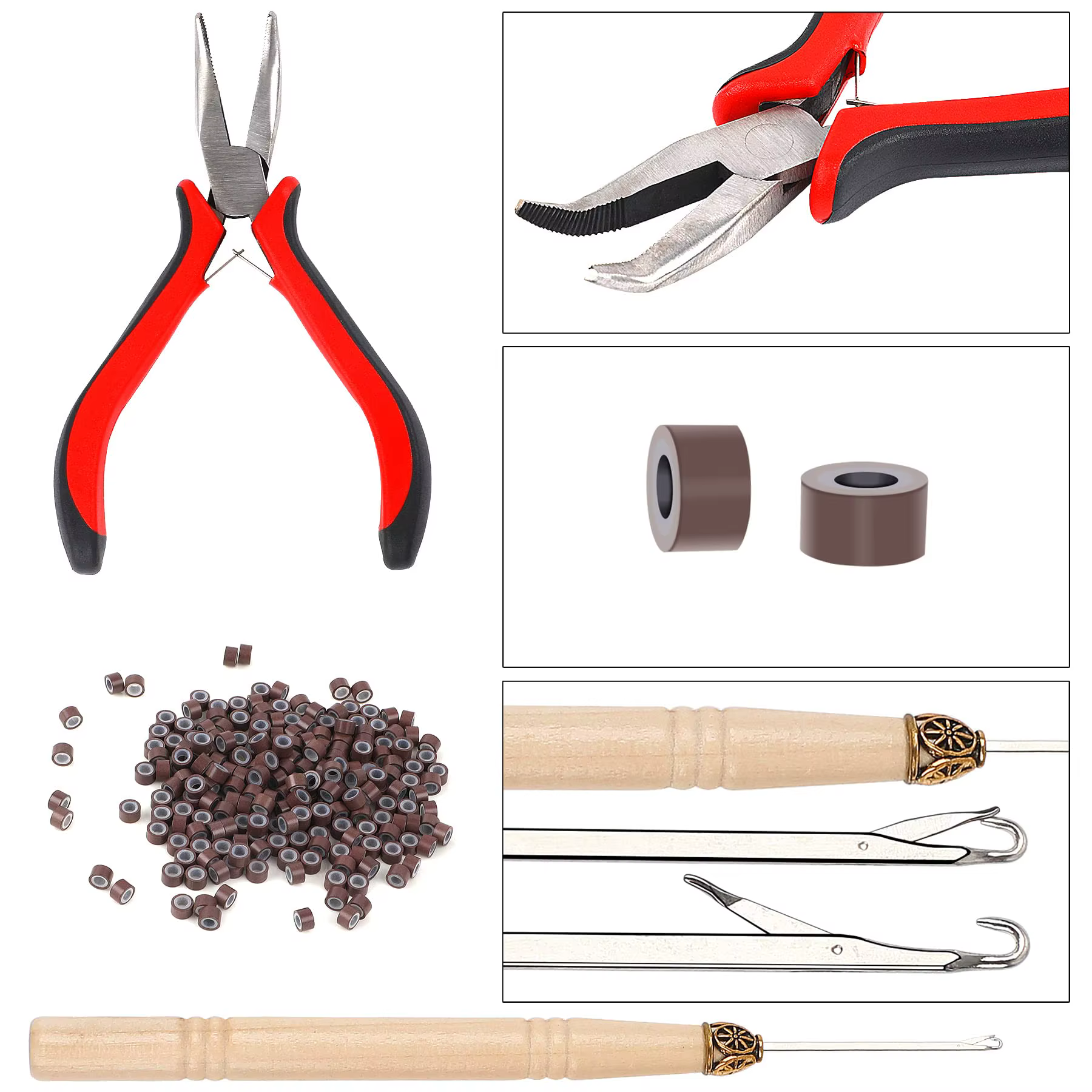 Kit de guirlandes de cheveux à paillettes