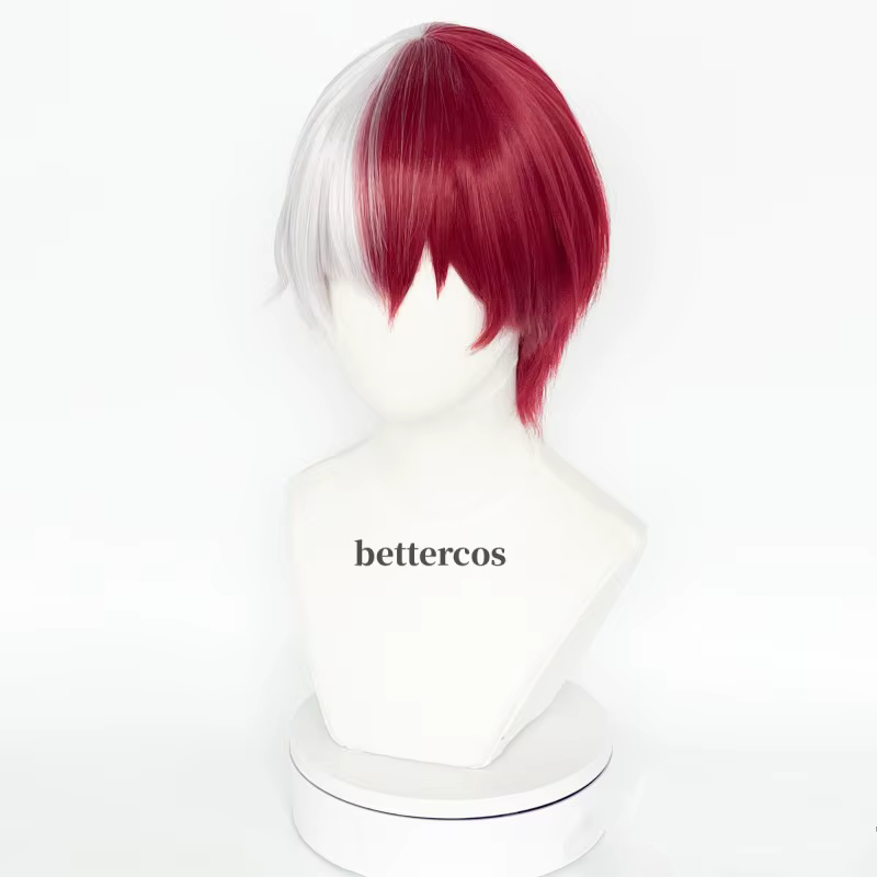 Perruque de Cosplay Boku no Shoto Todoroki Shouto de haute qualité