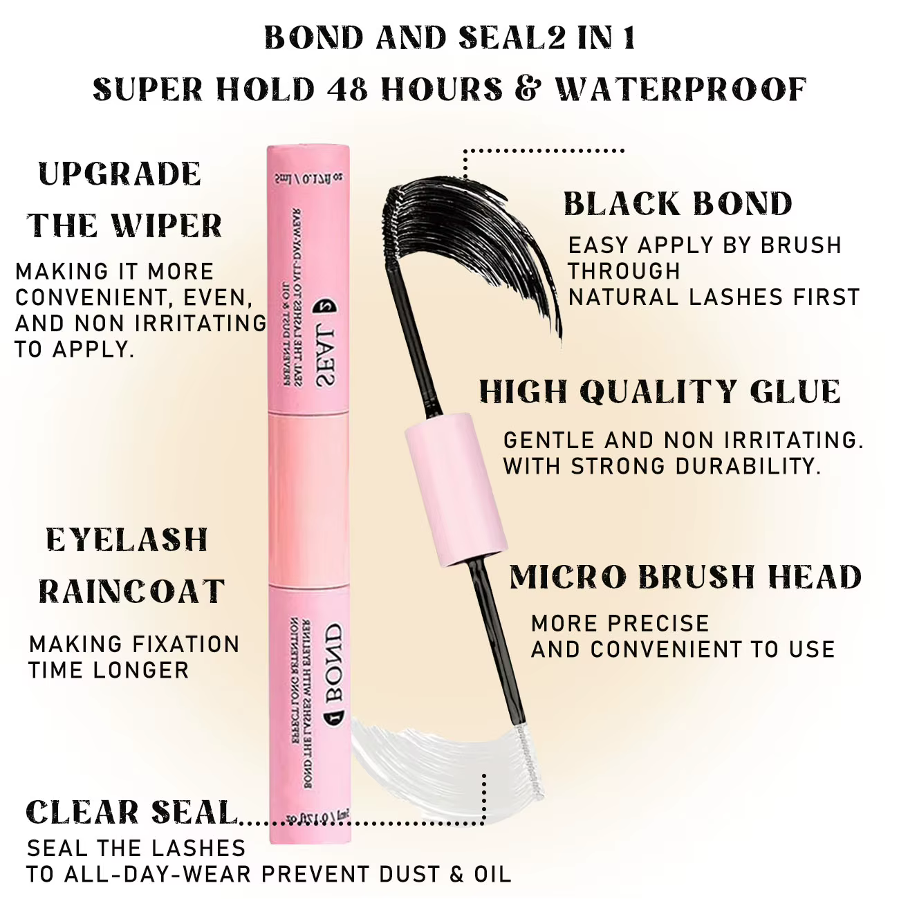 Kit d'Extensions de Cils Individuels à Faire Soi-Même
