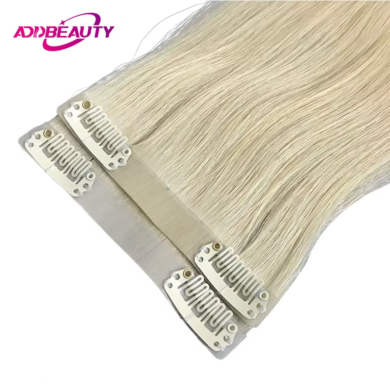 Extensions de cheveux à clipser et à coller