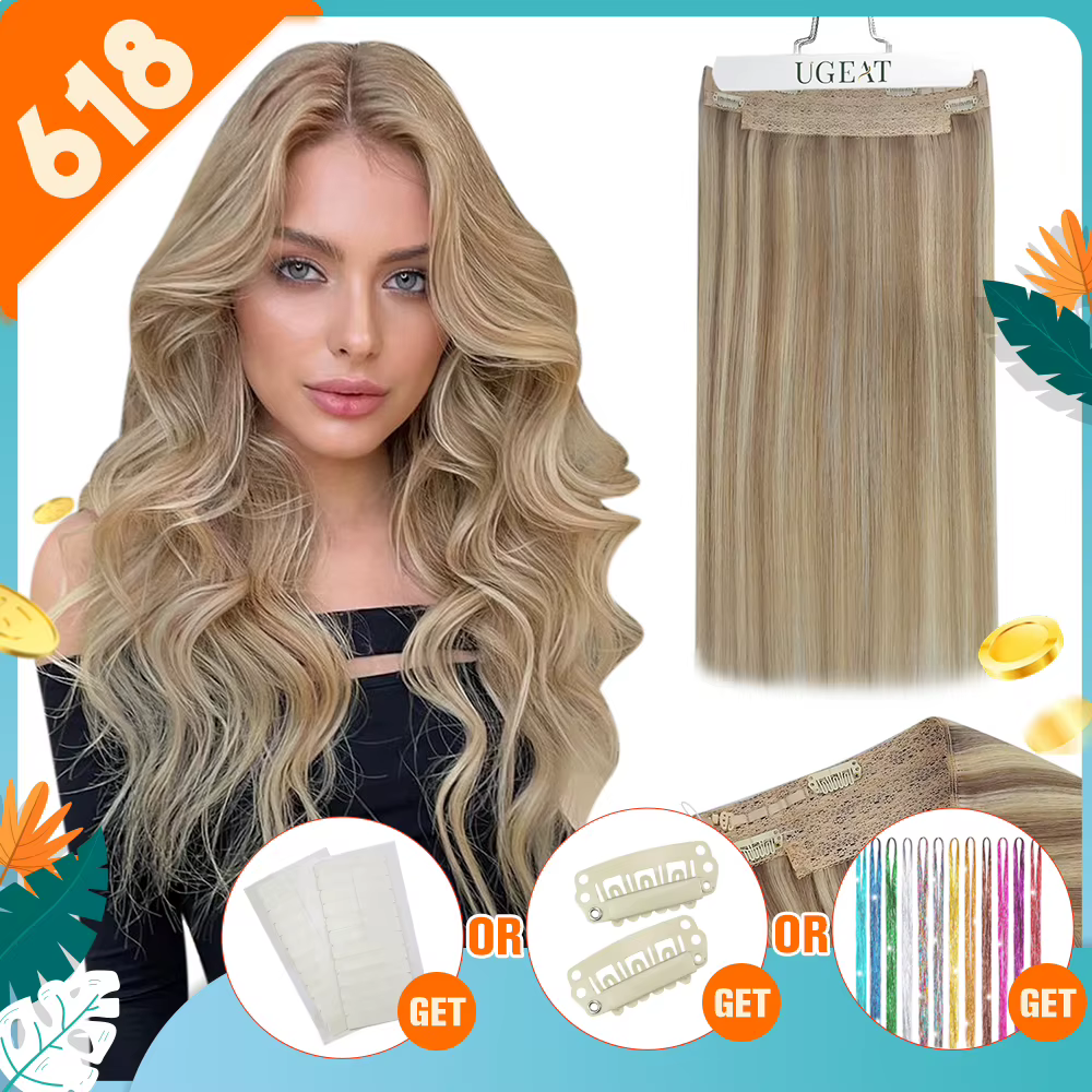 Ugeat-Extensions de Cheveux Humains