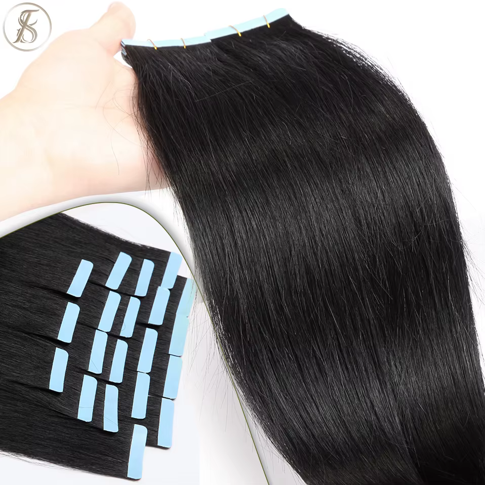 Extensions de Cheveux Humains à Ruban Adhésif