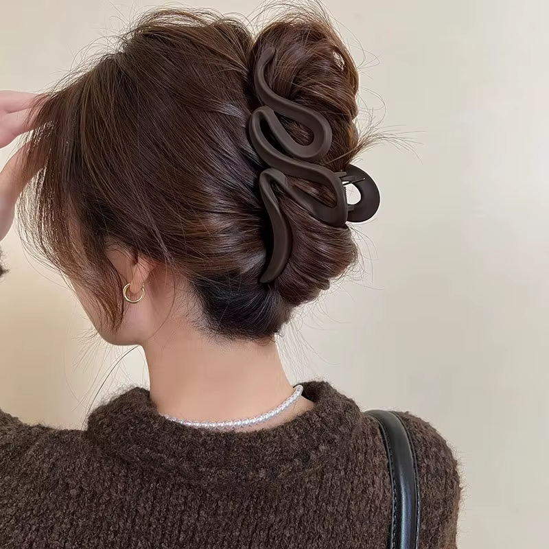Pinces à cheveux en acrylique pour femmes