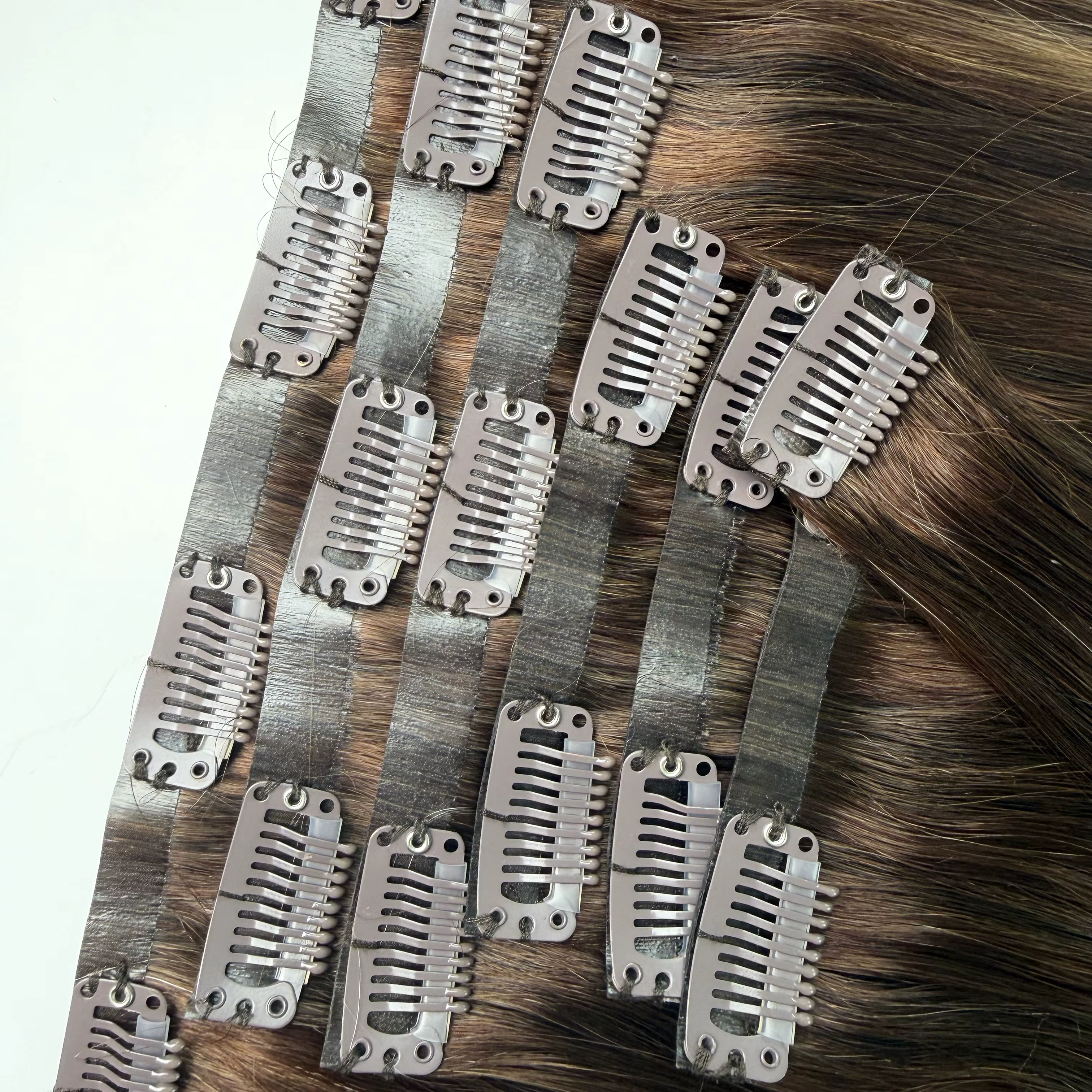 Extensions de cheveux humains européens Remy 100% Eliysako de haute qualité