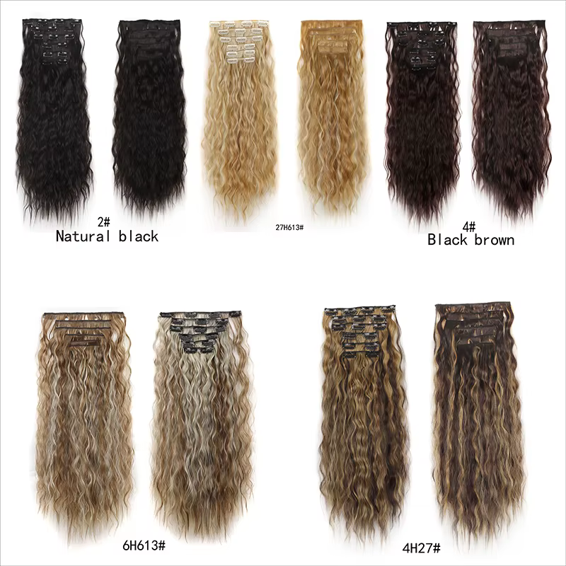 Extensions capillaires synthétiques à clips