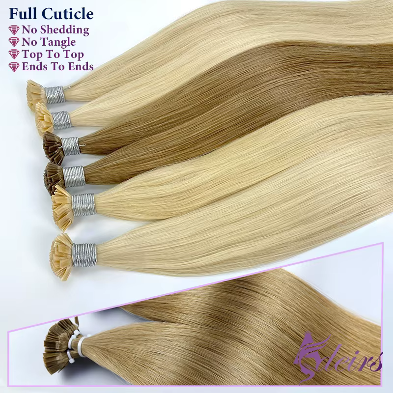 Extensions de Cheveux à Pointe Plate